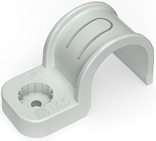 Крепёж-скоба Промрукав Д=25 под пистолет серый (уп. 50шт) картинка